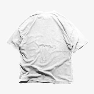 T-shirt à logo personnalisé 100% coton à manches courtes et col rond unisexe vêtements décontractés tissu respirant confortable disponible - Product Image 3