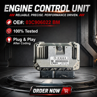 Unité de commande moteur d'occasion ECU 03C906022BM 0261S06107 MED17.5.20 pour VW Lavida Bora Sagitar 1.4TSI Module informatique moteur ECM