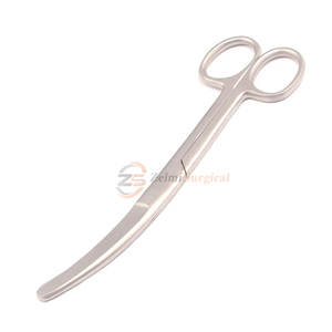 Tijeras Curvas Umbilicales Busch Profesionales Más Vendidas, Instrumentos Quirúrgicos de Acero Inoxidable ZELMI SURGICAL de Alta Calidad - Product Image 3
