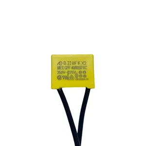 เทปสายไฟนิรภัย AD K X2 ความจุ 0.1uF 0.15uF 0.22uF 0.33uF 0.47uF 250V-275V พร้อมปลอกหุ้มและสายไฟแบบยืดหยุ่น - Product Image 5