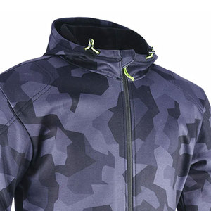 Nouveau sweat à capuche zippé pour hommes en gros 100% coton Streetwear respirant et chaud avec motif imprimé numérique - Product Image 3