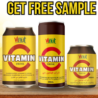 Boisson gazeuse enrichie en vitamine C 330 ml (11,1 fl oz) VINUT Vietnam Factory |   Sans sucre Prix de gros Échantillon gratuit Marque privée OEMODM