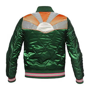 Chaqueta universitaria de satén de último diseño 2023 para hombre, proveedor directo de fábrica, cuello levantado de lona ligera, transpirable para invierno - Product Image 4