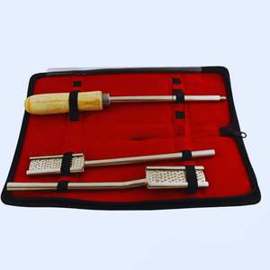 Kit de raspadores dentales para caballos, instrumentos manuales de mantenimiento dental veterinario, herramientas de acero inoxidable, aprobado por la CE - Product Image 2