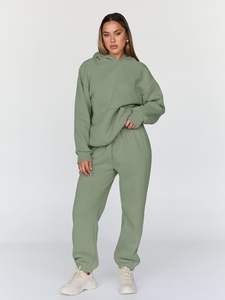 Top Quality Latest OEM Style Women Tracksuit 2025 <b>Jogging</b> <b>Suits</b> <b>Ladies</b> Training Tracksuit Set - Product Image 3