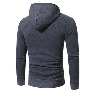New Arrival 100% Cotton Pullover Hoodie <b>Men</b> Embossed Sweatshirt OEM Custom Plain Dyed <b>Sherpa</b> <b>Fleece</b> Winter Wear Wholesale Rate - Product Image 3
