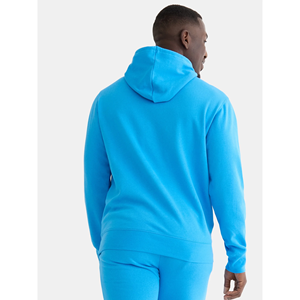 Diseño de logotipo personalizado OEM para hombre de corte regular 100% algodón polar color púrpura sudaderas con capucha con gráficos personalizados impresos de BD - Product Image 6