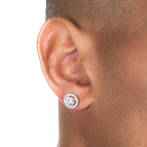 Nouvelles boucles d'oreilles en cluster de créateur en or massif 14KT Jolies boucles d'oreilles pour tous les jours - Product Image 1