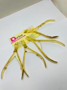 Pince à ongles pour manucure en plaqué or Pince à cuticules en acier durable avec design personnalisé et mâchoire Pince à ongles à lame tranchante durable - Product Image 4