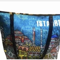 Sacs fourre-tout ouverts en velours de soie de luxe DAFNI BIG PAZAR, imprimés numériquement sur mesure en polyester 45x45cm, écologiques et réutilisables, vente en gros