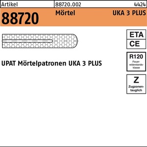 Cartucho de Mortero R 88720 3 PLUS M14, Resina de Poliéster, 10 Anclajes para Concreto por Unidad de Empaque, Compatible con UPAT - Product Image 1