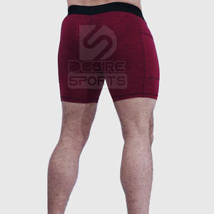Shorts de compression les plus vendus avec poche, pour l'entraînement, la course et le fitness, shorts de compression pour hommes, fabriqués au Pakistan - Product Image 4