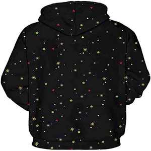 Sudaderas con capucha navideñas para hombre de alta calidad sudaderas empalmadas con logotipo personalizado con diseño bordado precio razonable - Product Image 2