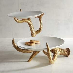 Elegante diseño de pavo real, frutas secas cuenco para servir, alta calidad y la mejor fabricación en toda la venta, precio más vendido, servicio de metal - Product Image 2