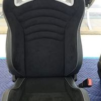 Appuie-têtes de voiture de course en cuir noir style Recaro pour l'intérieur de voiture de sport BMW Performance Coupé, modèle Recaro 2025
