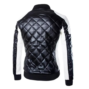 Chaqueta de Motociclista de Cuero Personalizada para Hombre, Chaqueta de Motociclista Ajustada con Cierre, Chaqueta Clásica de Cuero Vacuno Hecha en Pakistán - Product Image 3