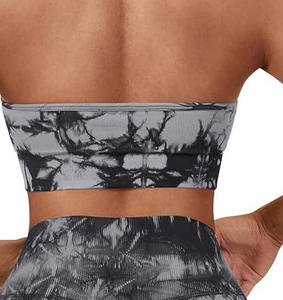 Soutien-gorge de sport extensible et léger de haute qualité imprimé OEM soutien-gorge de sport à séchage rapide Fitness ensembles de yoga personnalisés pour femmes course à pied - Product Image 4