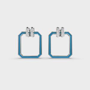 ต่างหูเพชรที่สง่างามและละเอียดอ่อนเครื่องประดับที่เป็นที่ต้องการมากที่สุดสำหรับเพื่อนเจ้าสาวเพื่อเป็นเกียรติแก่ของขวัญงานแต่งงานที่สมบูรณ์แบบ - Product Image 4