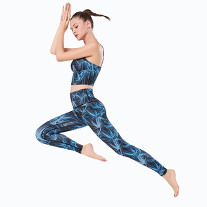 Ensemble de gymnastique pour filles, fabriqué au Pakistan, entièrement Sublimation, Polyester/Spandex, vente en gros, ensembles de Yoga pour adultes - Product Image 2