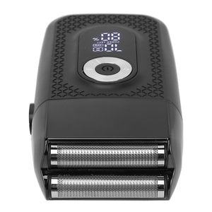 Rasoir électrique pour homme à vitesse réglable, écran numérique LED, noir, tondeuse à barbe, rasoir pour crâne chauve, rasoir facial rechargeable à grille - Product Image 4