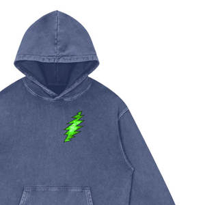 Sweat à capuche vintage de qualité supérieure avec lavage à l'acide en couleur unie 00% coton Sweat à capuche avec lavage à l'acide pour hommes avec manches longues - Product Image 3