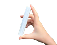 Vente en gros MUNTAHA AGATE Premium – Baguettes de cristal de sélénite brutes gravées de 4 pouces, mosaïque sphérique, pierre de Reiki écologique, cadeau