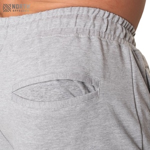 กางเกงยีนส์ขาสั้นระบายอากาศได้ดีสำหรับผู้ชายกางเกงขาสั้นผ้าเดนิมสีเข้มมีกระเป๋าสำหรับฤดูร้อน - Product Image 5