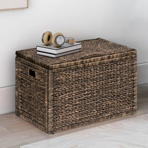 Troncs en jacinthe d'eau faits à la main, accessoires de rangement, grand conteneur de rangement et décoration - Product Image 6