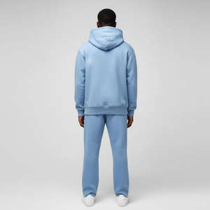Ensemble survêtement en molleton technique en coton de haute qualité, logo personnalisé en gros, pantalon de survêtement vintage lourd d'hiver, streetwear, pour - Product Image 5