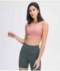 Ropa activa personalizada con logotipo de etiqueta privada para mujer, Sujetador deportivo Sexy para entrenamiento, venta al por mayor para chicas, ropa deportiva para gimnasio, yoga, Top corto, sujetadores 2025. - Product Image 2