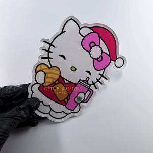 Última Novedad: Placa de Acrílico Personalizada y Sostenible con Diseño de Hello Kitty y Imán para Pinzas de Extensión de Pestañas, Placas Personalizadas Disponibles - Product Image 2