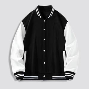 Veste universitaire matelassée pour homme de qualité supérieure, veste de moto d'hiver avec broderie, décoration en cuir et fourrure - Product Image 4