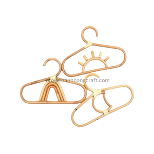 Étagères murales flottantes à une couche en rotin faites à la main étagère murale suspendue décoration étagère murale d'accent - Product Image 2