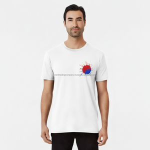 เสื้อยืดคอตตอน 100% พิมพ์โลโก้ได้ตามต้องการ เสื้อยืดเปล่าคุณภาพสูง 180gsm ผู้ผลิตเสื้อยืดคอตตอน ยูนิเซ็กส์ แขนสั้น สวมใส่สบาย - Product Image 2