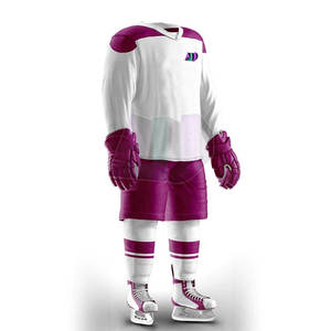 Uniforme de Hockey sobre Hielo con el Mejor Precio y Servicio OEM, 100% Poliéster Transpirable que Absorbe la Humedad, Costuras Reforzadas para Mayor Durabilidad - Product Image 2