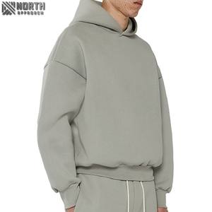 เสื้อฮู้ดผ้าฝ้าย100% ใส่ได้ทั้งชายและหญิงเสื้อมีฮู้ดผ้าฟลีซผ้าฟรีซเทอร์รี่ใส่ได้ทั้งชายและหญิงเสื้อมีฮู้ด450จีเอสเอ็มใส่โลโก้ได้600gsm พอดี - Product Image 4