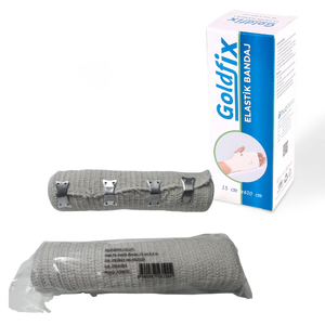 Venda Elástica de Compresión de 15cm X 4m, Soporte Médico para Traumatismos, Uso Profesional en Atención Médica - Product Image 1