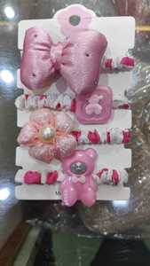 ยางรัดผมขายส่ง น่ารักสำหรับเด็กผู้หญิง ชุดเครื่องประดับผมเด็กหวานๆ - Product Image 2