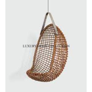 Handcrafted Rattan <b>Swings</b> with Vintage Detailing Premium Quality Materials Designed for Stylish and Functional Outdoor Seating - Product Image 2