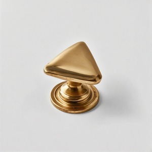 TriForm Designer Brass Knob para Artesanal Móveis Armário Porta Botão Gaveta Handle para Villa Hotel Furniture Apartment - Product Image 6
