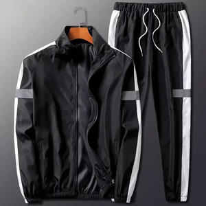 2025 Autumn Spring Tracksuit Sweatshirt SweatPants Trousers For Men Set Two Piece Running Sport <b>Clothes</b> - Product Image 2