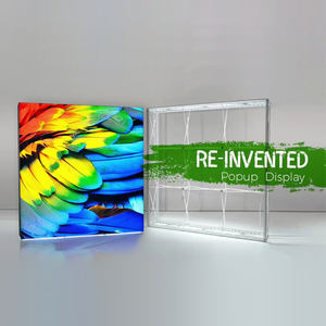 3x3SEGバックライト付きポップアップ展示ブーストレードショーイベント背景スタンド背景スタンド - Product Image 2