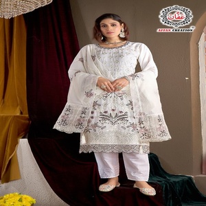 ผ้าจอร์เจียเทียมสุดพิเศษพร้อมชุดปักเลื่อมสำหรับผู้หญิงแฟชั่นช้อปปิ้งออนไลน์ในอัตราที่ต่ำที่สุด - Product Image 1