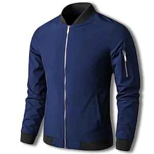 Blouson d'aviateur deux tons en satin d'hiver coupe-vent de haute qualité Offre Spéciale pour hommes personnalisable nouveau design Style Letterman - Product Image 3