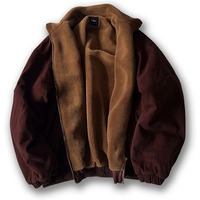 Veste d'hiver pour hommes en gros de qualité supérieure 100% Veste universitaire surdimensionnée en fourrure biologique Fabricant de veste Letterman OEM