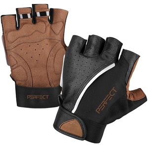 Gants de sport demi-doigt à forte demande en cuir microfibre matériel unisexe Gym Fitness haltérophilie entraînement antidérapant respirant - Product Image 1
