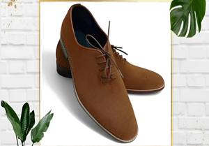 Chaussures Oxford avec logo personnalisé, chaussures formelles en cuir véritable de haute qualité fabriquées en usine, chaussures pour hommes au design élégant et durable, vente en gros - Product Image 5