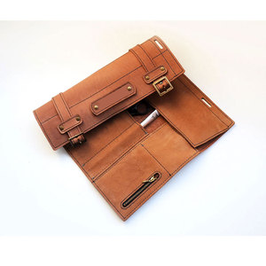 Custom Made Multi-Functional Genuine Leather Waterproof <b>Tool</b> Duffle <b>Bag</b> OEM & ODM Supported for Sale - Product Image 2