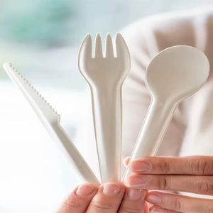 Cuchillo Ecológico de Nuevo Diseño 2026, 155 mm, 100% Compostable, Desechable, Suministro al por Mayor, Alternativa Resistente al Papel, Cubiertos Ecológicos para Comidas Calientes - Product Image 1