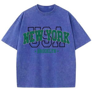 Camisetas con Estampado DTG para Hombre, Camisetas de Algodón con Lavado Ácido Desgastado, al por Mayor, Personalizadas, Gruesas y Cortadas - Product Image 2